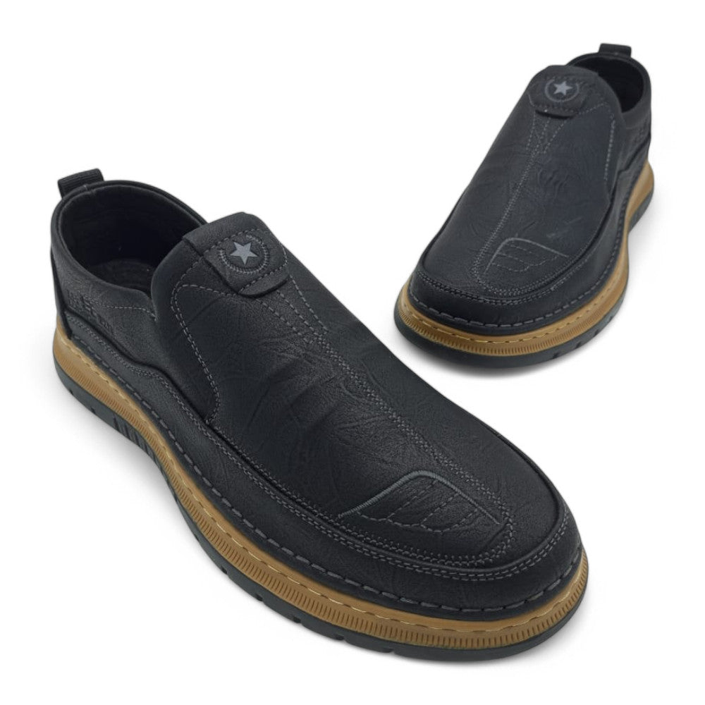 Elite Casual Slip on BJ35- Black