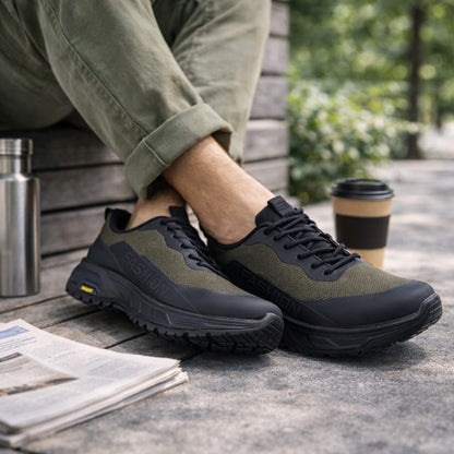 Men’s Black Mesh Running Shoes 855 - Khaki