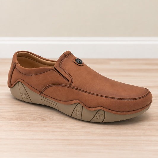 Men's Rexine Slip-On Casual 901 - Mustard