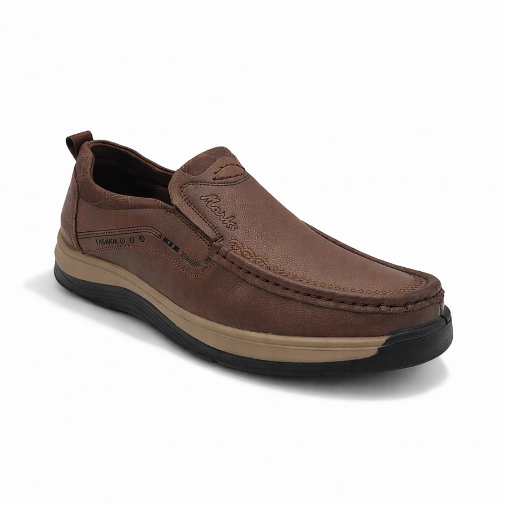 Elite Imported Casual Slip on S75815 - Brown