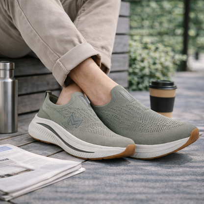 MOVA AirFit Slip On Sneakers 8821 - Khaki
