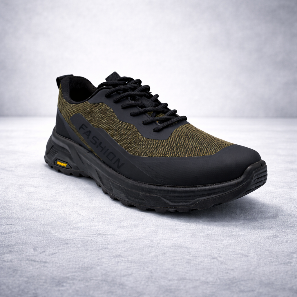 Men’s Black Mesh Running Shoes 855 - Khaki