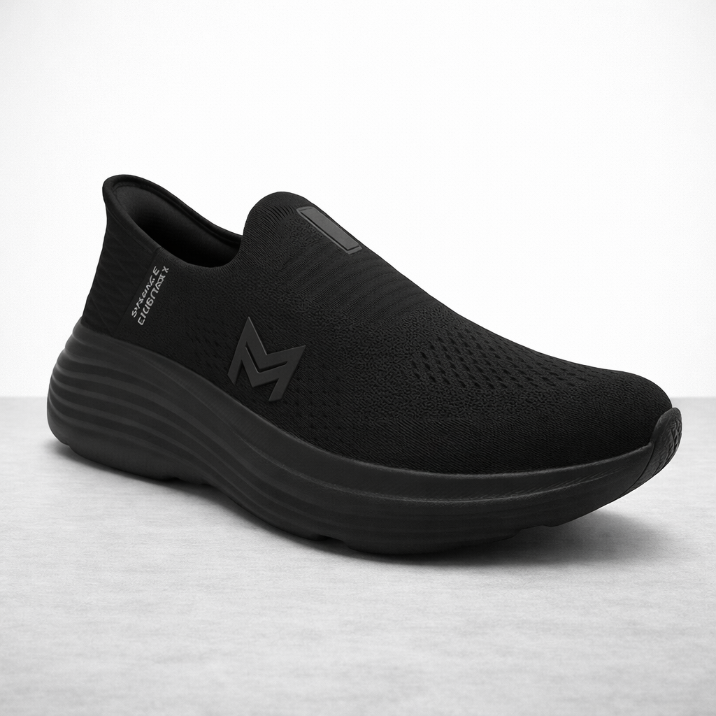 Max Cushion Slip On Sneakers  998 - Black