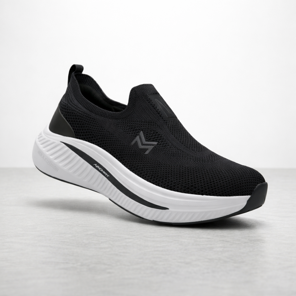 MOVA AirFit Slip On Sneakers 8821 - Black