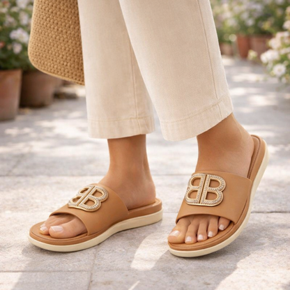 Women Premium Slippers 1908 - Khaki