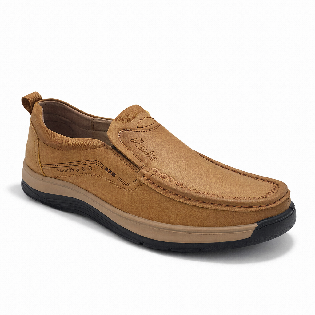 Elite Imported Casual Slip on S75815 - Khaki