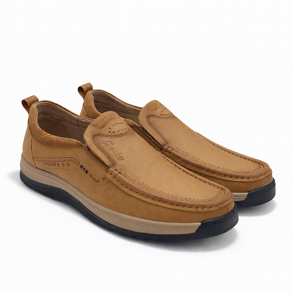 Elite Imported Casual Slip on S75815 - Khaki