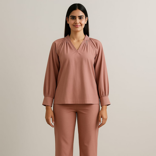 Mova Elegant Pink Co-ord Set