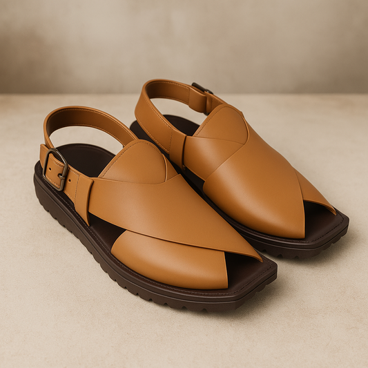 Peshawari Sandal PW32 - Mustard