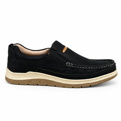 Men’s Casual 0073 Black Stylish Slip-On Shoes